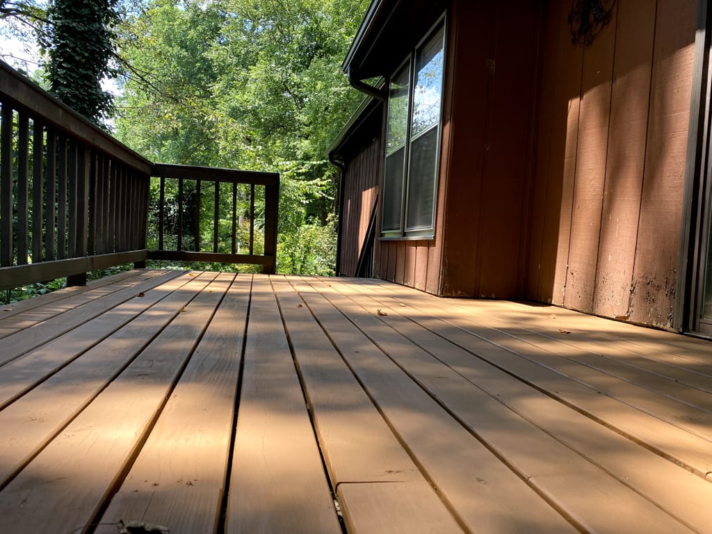 Erin Decking Replacement and Stain.